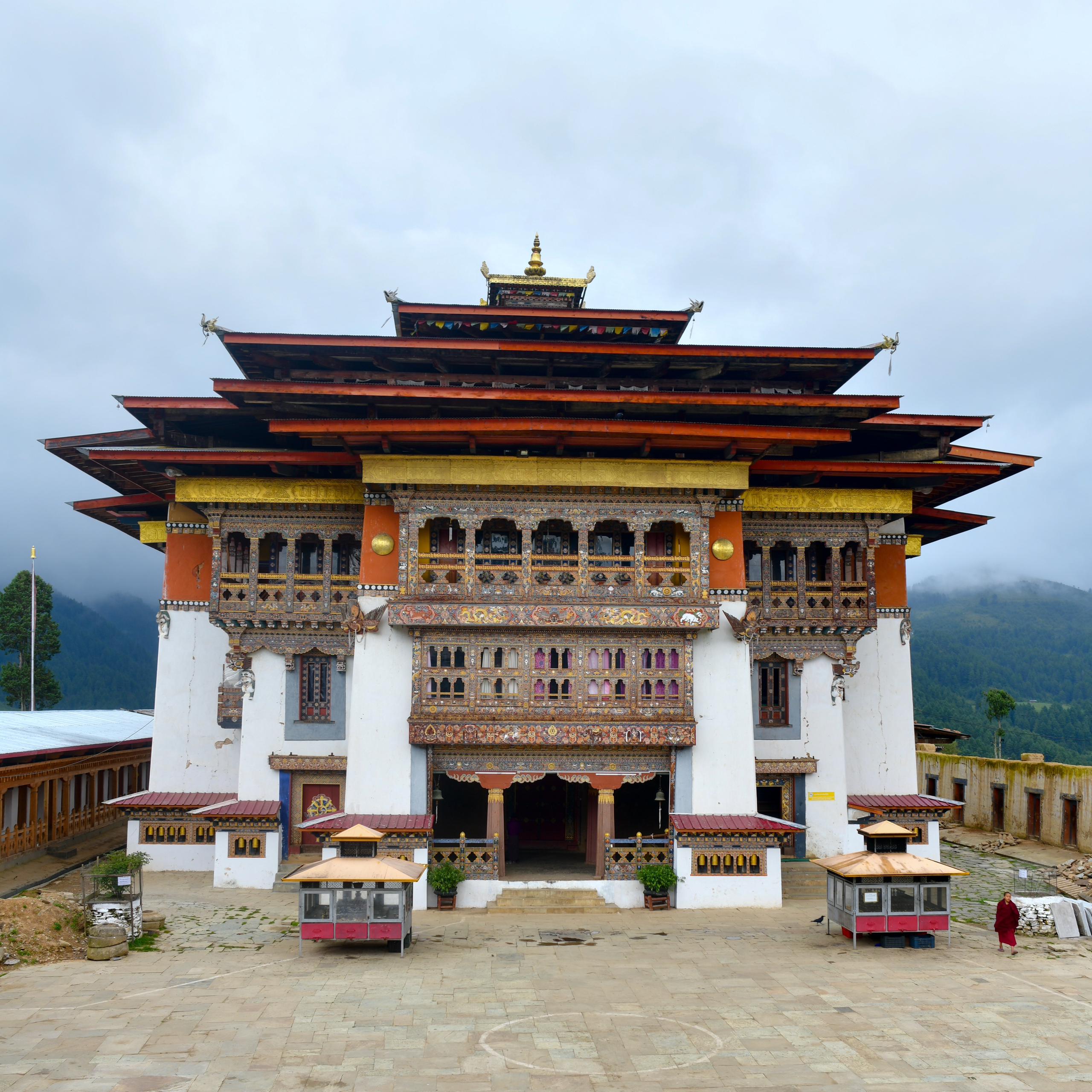 Gangtey Gompa in Phobjikha Valley, Bhutan