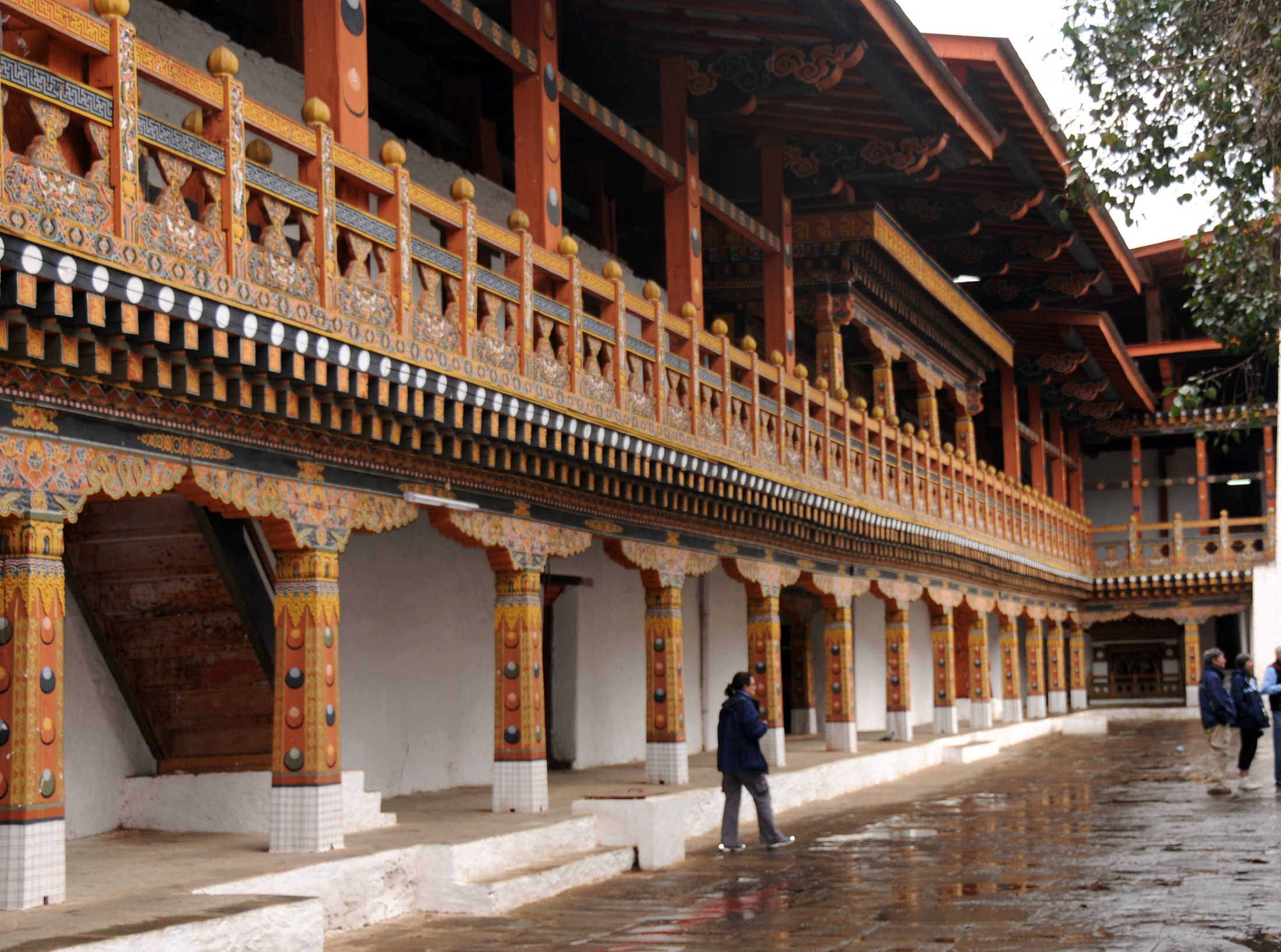 Punakha Dzong beside the river in Bhutan